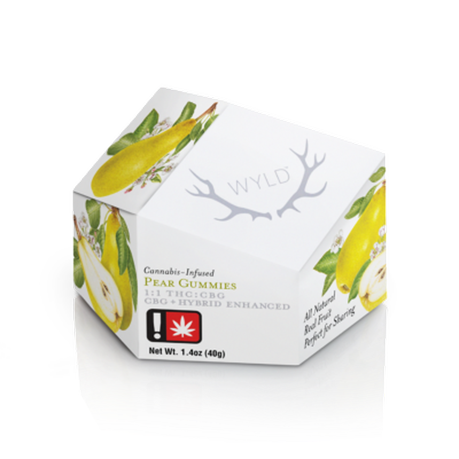 (1:1) Pear Gummies CBG:THC